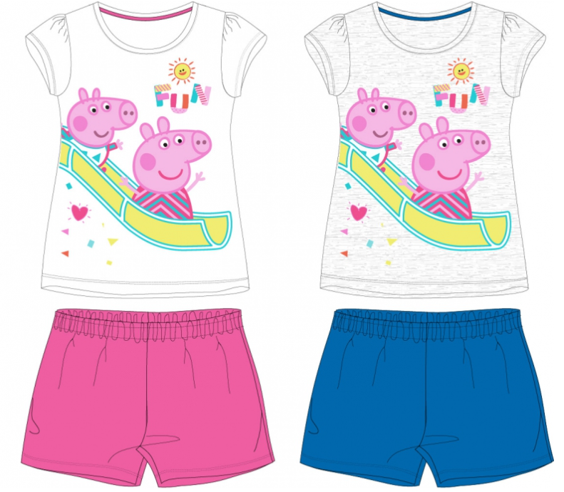 Peppa Pig Kids 2-7Y Short Pyjama Set - Super Heroes Warehouse